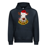Navy calf sunflower christmas Urban Hoodie - JahusDesignShop