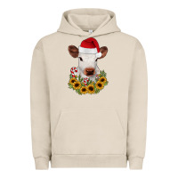 Pigment French Oak calf sunflower christmas Urban Hoodie - JahusDesignShop
