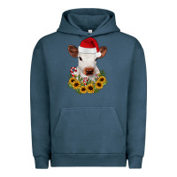 Pigment Midnight Navy calf sunflower christmas Urban Hoodie - JahusDesignShop
