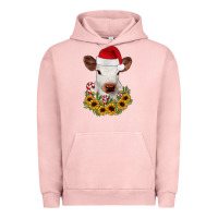 Pigment Salmon calf sunflower christmas Urban Hoodie - JahusDesignShop