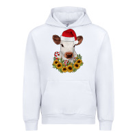 White calf sunflower christmas Urban Hoodie - JahusDesignShop