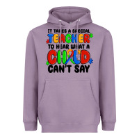 Lavender it takes a special teacher to hear what a child ca Heavyweight Hoodie - MaliasSmallBusiness