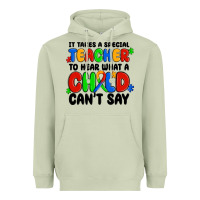 Matcha it takes a special teacher to hear what a child ca Heavyweight Hoodie - MaliasSmallBusiness