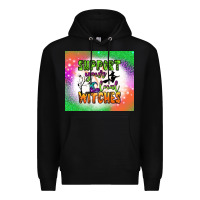 Black supports your local witches tumbler Premium Hoodie - BundleAndBundleShop