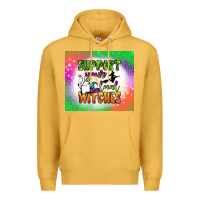 Mustard supports your local witches tumbler Premium Hoodie - BundleAndBundleShop
