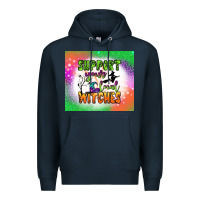 Navy supports your local witches tumbler Premium Hoodie - BundleAndBundleShop