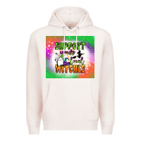 Pale Pink supports your local witches tumbler Premium Hoodie - BundleAndBundleShop