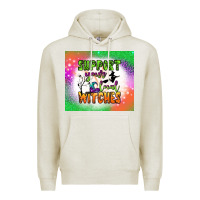 Oatmeal Heather supports your local witches tumbler Premium Hoodie - BundleAndBundleShop