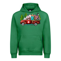 Emerald rca nurse truck with cactus Urban Hoodie - AdoDesignShop