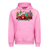 Fuchsia Pink rca nurse truck with cactus Urban Hoodie - AdoDesignShop