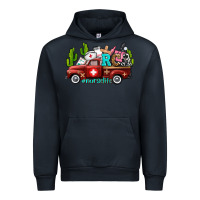 Navy rca nurse truck with cactus Urban Hoodie - AdoDesignShop