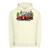 Pigment Pistachio rca nurse truck with cactus Urban Hoodie - AdoDesignShop