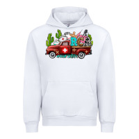 White rca nurse truck with cactus Urban Hoodie - AdoDesignShop