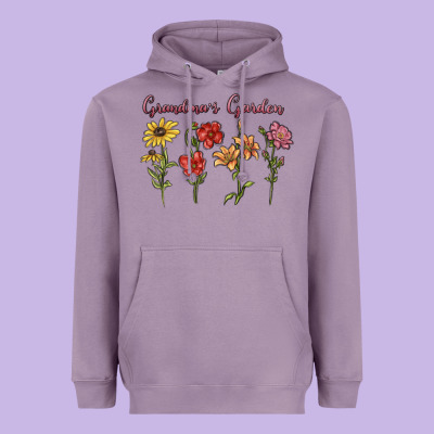 Heavyweight Hoodie grandma's garden