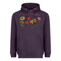 Plum grandma's garden Heavyweight Hoodie - MaliasSmallBusiness