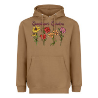 Toasted Coconut grandma's garden Heavyweight Hoodie - MaliasSmallBusiness