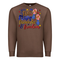 Chestnut flip flops fireworks and freedom Premium Sweatshirt - texasbilliewilder
