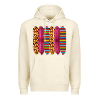 Sandshell Pink Leopard Serape Brush Strokes Premium Hoodie - Bettercallsaul