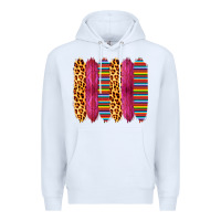 White Pink Leopard Serape Brush Strokes Premium Hoodie - Bettercallsaul