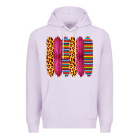 Lilac Pink Leopard Serape Brush Strokes Premium Hoodie - Bettercallsaul