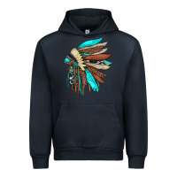 Navy indian headdress Urban Hoodie - JahusDesignShop