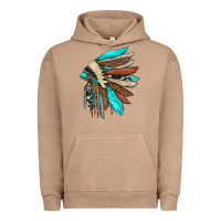 Pigment Burro indian headdress Urban Hoodie - JahusDesignShop