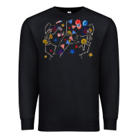 Black fourth of july dancing skeleton Premium Sweatshirt - texasbilliewilder