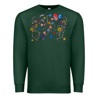 Fourth Of July Dancing Skeleton Premium Sweatshirt | Teevron