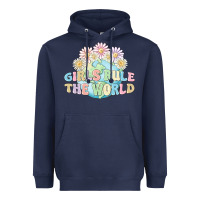Navy girls run the world Heavyweight Hoodie - MaliasSmallBusiness