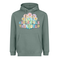 Sage girls run the world Heavyweight Hoodie - MaliasSmallBusiness