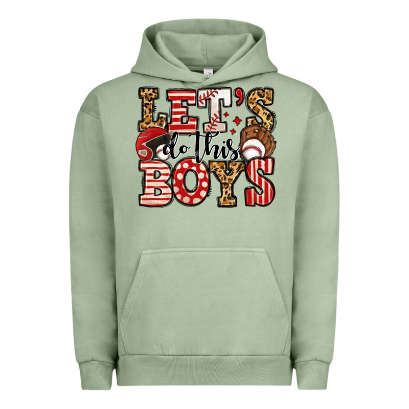 Let's Do This Boys Baseball Urban Hoodie by Jasminsmagicworld | Teevron