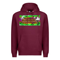 Burgundy custom name freak ghosts license plate Premium Hoodie - BundleAndBundleShop