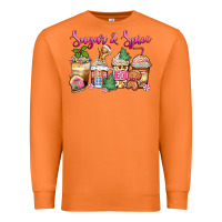 Carrot sugar and spice pink gingerbread coffee cups Premium Sweatshirt - Zillion Design Studio