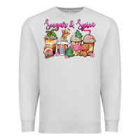 Dove Grey sugar and spice pink gingerbread coffee cups Premium Sweatshirt - Zillion Design Studio
