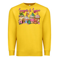 Lemon sugar and spice pink gingerbread coffee cups Premium Sweatshirt - Zillion Design Studio