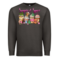 Smoke sugar and spice pink gingerbread coffee cups Premium Sweatshirt - Zillion Design Studio