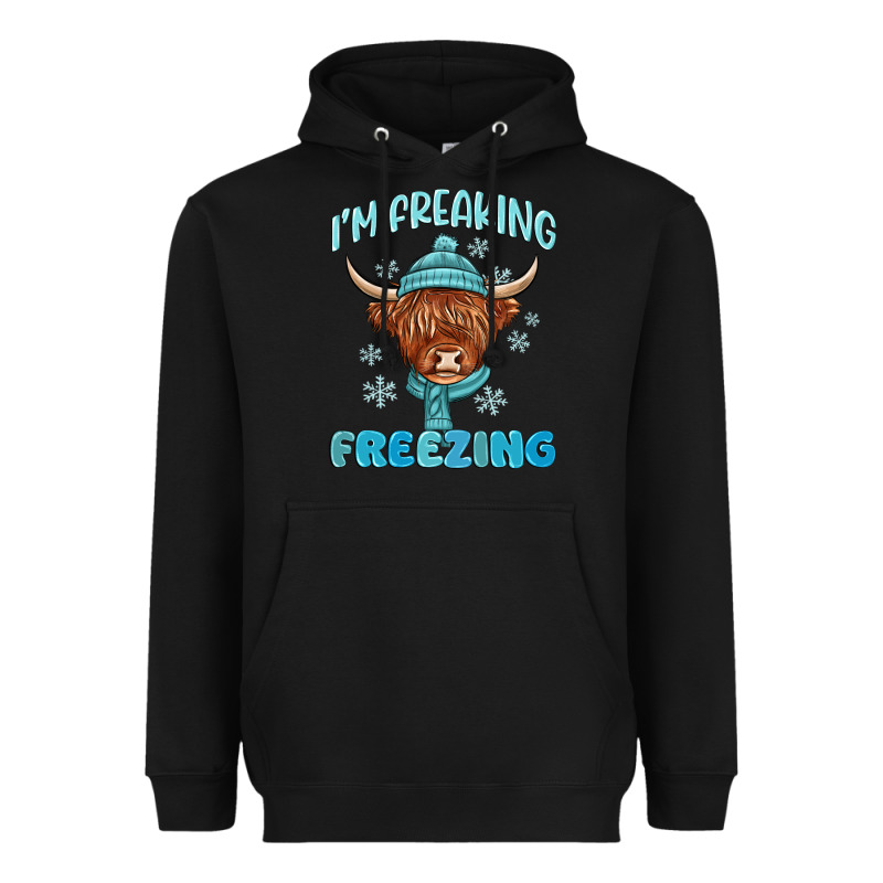 I'm Freaking Freezing Heavyweight Hoodie by MaliasSmallBusiness | Teevron