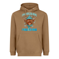 Toasted Coconut i'm freaking freezing Heavyweight Hoodie - MaliasSmallBusiness