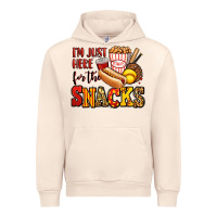 Sandshell i'm just here for the snacks softball Urban Hoodie - Jasminsmagicworld