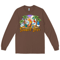 Chestnut sunset love Long Sleeve Tee - BarkalooDesign