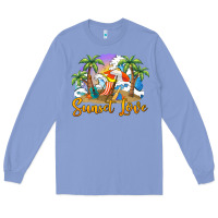 Colony Blue sunset love Long Sleeve Tee - BarkalooDesign