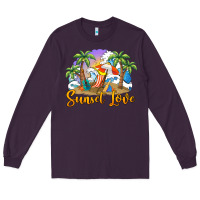 Plum sunset love Long Sleeve Tee - BarkalooDesign