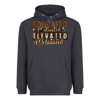 Smoke educated motivated elevated melanated Heavyweight Hoodie - MaliasSmallBusiness