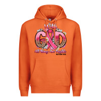Carrot breast cancer with god all things are possible Premium Hoodie - Artiststas