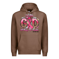 Chestnut breast cancer with god all things are possible Premium Hoodie - Artiststas