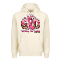 Tofu breast cancer with god all things are possible Premium Hoodie - Artiststas