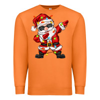 Carrot dabbing santa with christmas lights Premium Sweatshirt - Zillion Design Studio