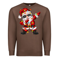 Chestnut dabbing santa with christmas lights Premium Sweatshirt - Zillion Design Studio