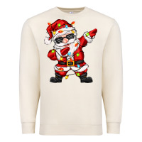 Sandshell dabbing santa with christmas lights Premium Sweatshirt - Zillion Design Studio