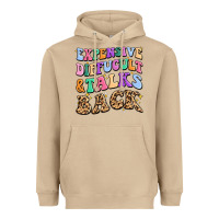Mushroom expensive diffucult and talks back Heavyweight Hoodie - MaliasSmallBusiness